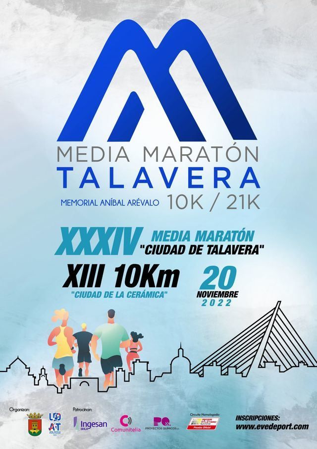 Últimos días para inscribirse en la Media Maratón y 10 Kilómetros de Talavera