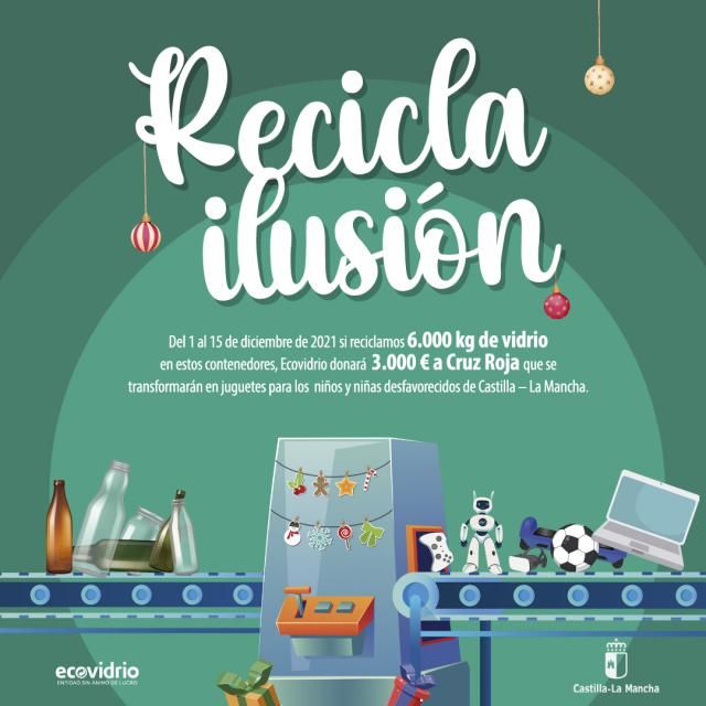 Mañana comienza la campaña solidaria ‘Recicla Ilusión’ de Ecovidrio en Talavera