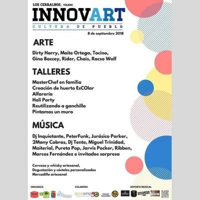 Arte urbano y tradición se dan la mano en el festival Innovart de Los Cerralbos