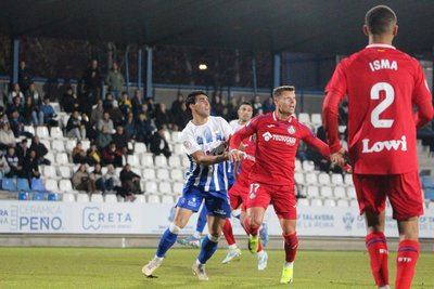 El CF Talavera pierde los tres puntos en casa ante el Getafe CF B