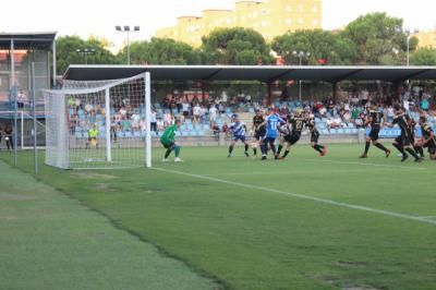 El CF Talavera se va al descanso con un gol a su favor