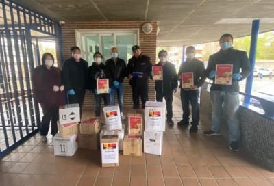 CORONAVIRUS | M&#225;s donaciones de la comunidad china: a la Polic&#237;a Nacional y el Hospital de Talavera (v&#237;deo)