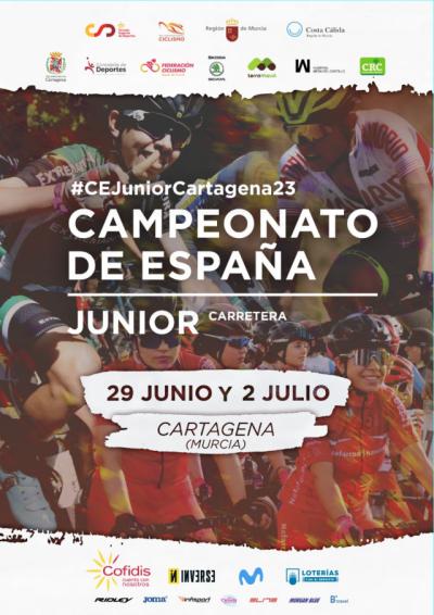 Alejandro Paredes representa a Talavera en el Campeonato de España de carretera Junior