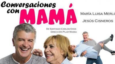 María Luisa Merlo y el talaverano Jesús Cisneros estrenan 'Conversaciones con mamá', este jueves en Torrijos