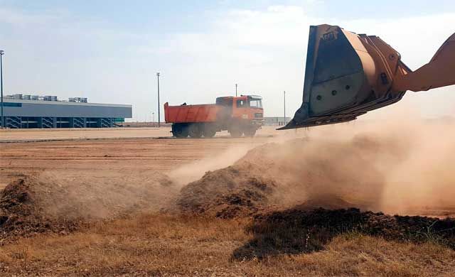 Comienzan las obras del hangar de mantenimiento en el aeropuerto de Ciudad Real