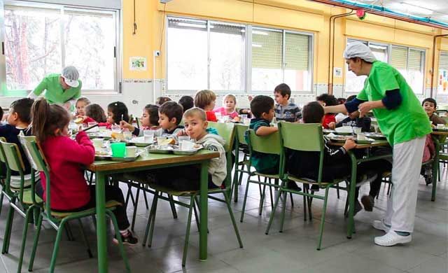 CLM concederá el próximo curso escolar 13.000 ayudas de comedor