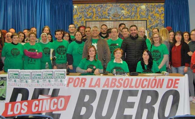 Este martes se celebra el juicio contra los 'Cinco del Buero'