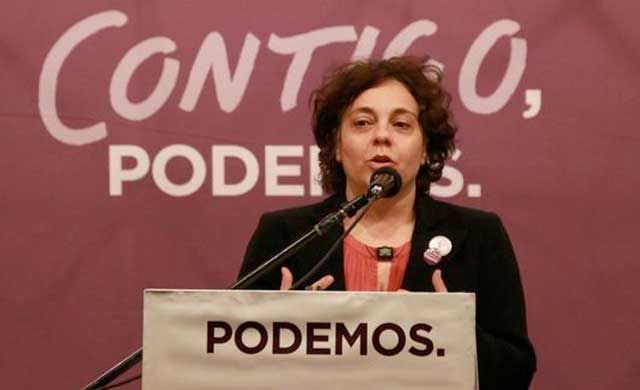 Gloria Elizo descarta ser portavoz de Podemos en el Congreso