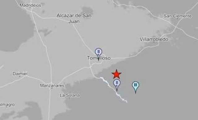 Un terremoto de 3,3 en Tomelloso afecta a Ciudad Real y Albacete