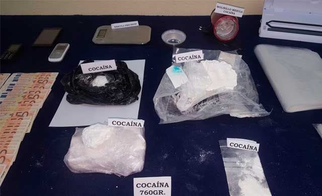 Desarticulado un grupo criminal dedicado al tráfico de cocaína