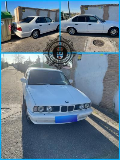 Localizan un coche que había sido robado hace unos días