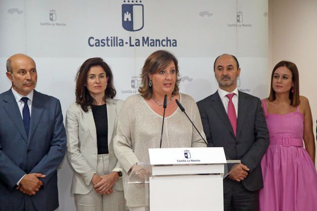 Patricia Franco, en la presentación de su nuevo equipo en la consejería