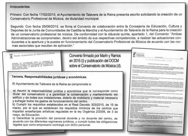 El alcalde Jaime Ramos firmó con la Junta en 2015 asumir la gestión económica del Conservatorio de Música y tiene que sufragarlo