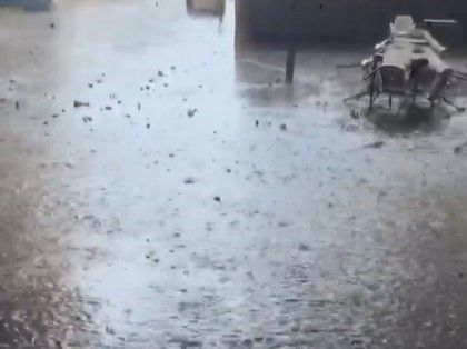 La zona de la Corredera inundada (Talavera)