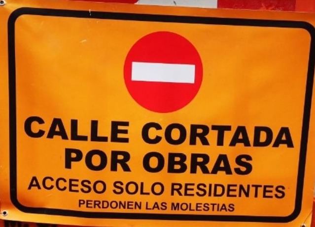 Cortes de tráfico por la instalación de señalización en Talavera