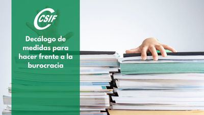 CSIF presenta a la Consejería de Educación un decálogo de propuestas para reducir la burocracia