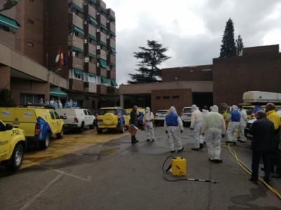 TALAVERA | Amplio despliegue de GEACAM en la Residencia Nuestra Señora del Prado (fotos)