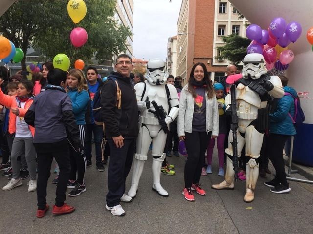 Estefanía Mellado, en la Carrera y Marcha Solidaria Contra el Cáncer