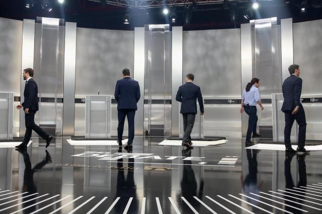 CLM, 'enganchada' al debate electoral entre Sánchez, Casado, Rivera, Iglesias y Abascal