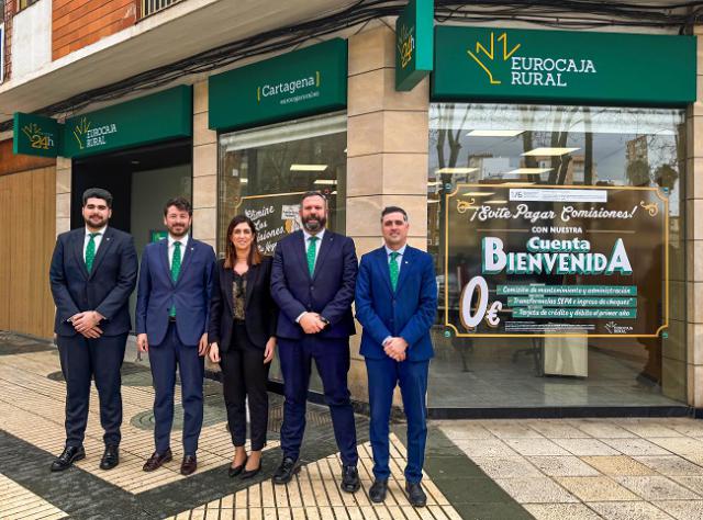 Expansión en Murcia: Eurocaja Rural abre oficina en Cartagena