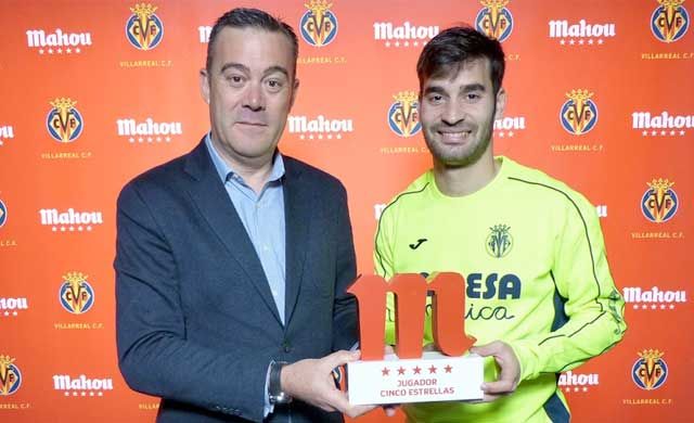 El talaverano Manu Trigueros premiado como Jugador Cinco Estrellas