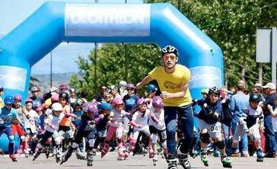 Talavera patina por una buena causa en la I Media Maratón