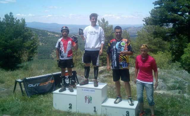 Gustavo Almendro, tercero en el Campeonato de CyL de trial bici