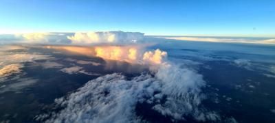 IMAGEN | El espectacular atardecer de Talavera desde las alturas 