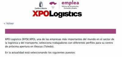 Enlace | XPO Logistics busca empleados para su centro de Illescas