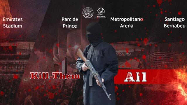 El Estado Islámico amenaza con atentados terroristas en el Bernabéu y el Metropolitano