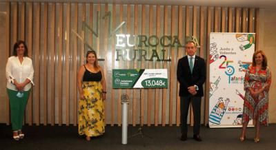 CLM | Eurocaja Rural entrega a AFANION 13.000 euros por el Covid