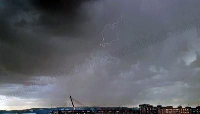 La impresionante foto de la tormenta sobre Talavera