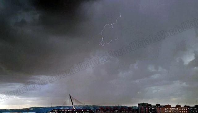 La impresionante foto de la tormenta sobre Talavera