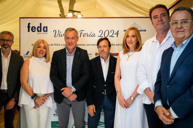 Eurocaja Rural, presente en la inauguración de la Caseta de FEDA