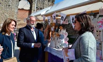 Jaime Ramos, presente en la Feria de Mujeres Artesanas