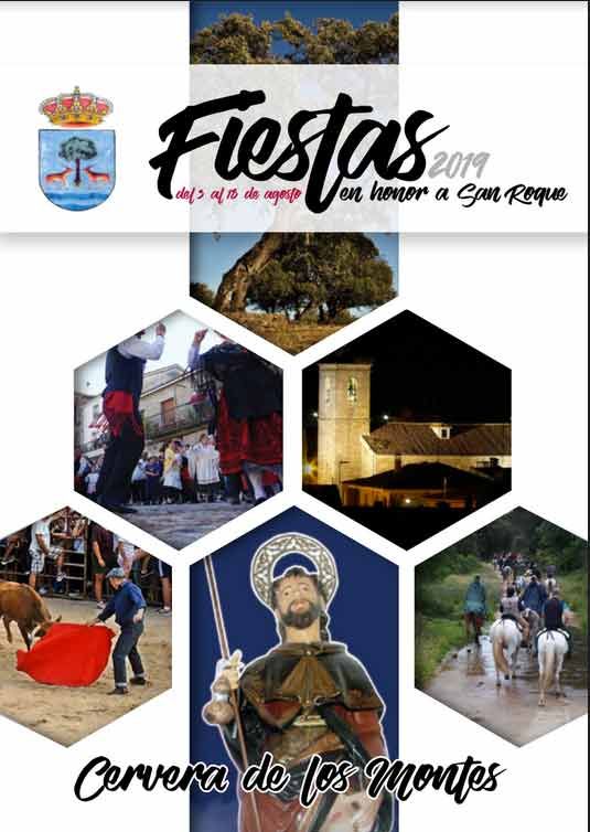 Cartel de las fiestas de Cervera 2019.