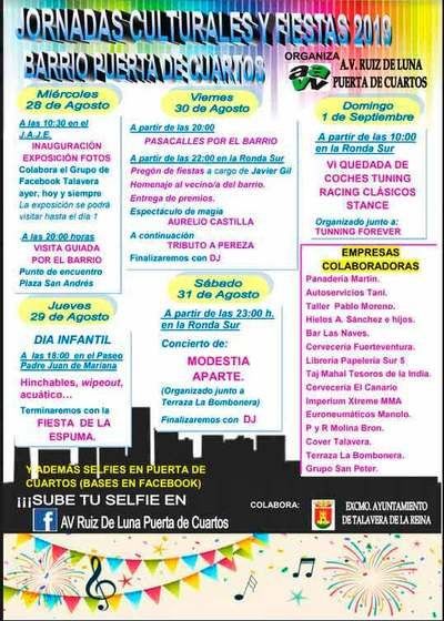 Llegan las fiestas del barrio Puerta de Cuartos 2019