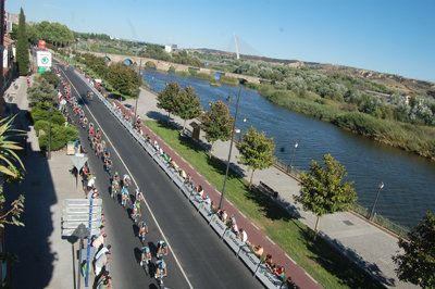 Vuelta Ciclista a España durante su celebración en Talavera, en abril del 2014