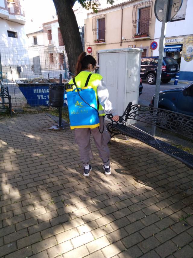 TALAVERA | Continúa la desinfección en las calles de la ciudad