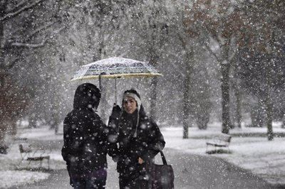 Aviso amarillo por viento, lluvia y nieve en Castilla-La Mancha