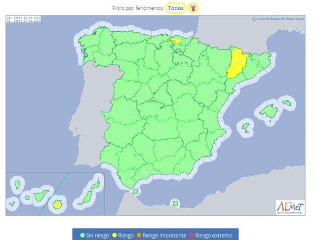 La entrada de un frente a partir del sábado dejará lluvias, granizos y una bajada drástica de temperaturas en el país