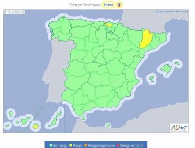 La entrada de un frente dejará lluvias a partir del sábado