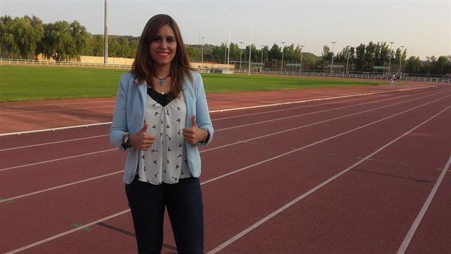 La concejal de Deportes, Montaña Palacios