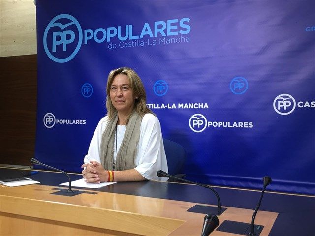 La presidenta del Grupo Parlamentario Popular en las Cortes de CLM, Ana Guarinos