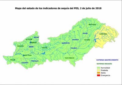 La cabecera del Tajo continúa en prealerta por sequía