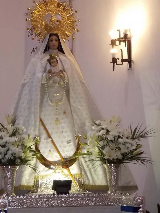  La Virgen del Rosario en la parroquia de Villamayor de Calatrava