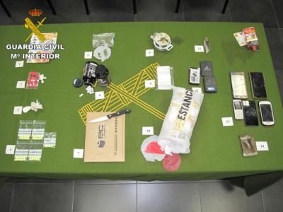 La Guardia Civil de Cuenca detiene a dos hombres por tráfico de drogas