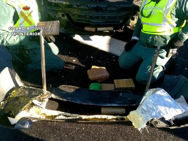 La Guardia Civil interviene 11 kilos de cocaína en un control de carretera