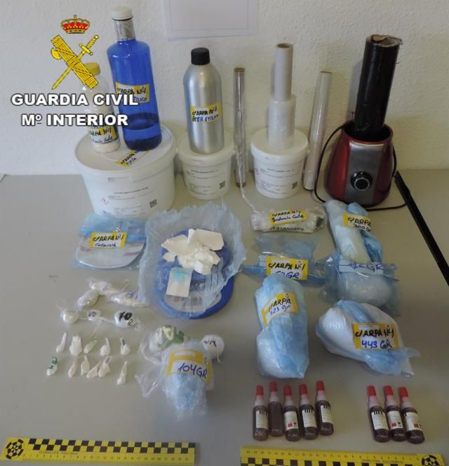 13 detenidos y más de dos kilos de cocaína intervenida en Valdepeñas