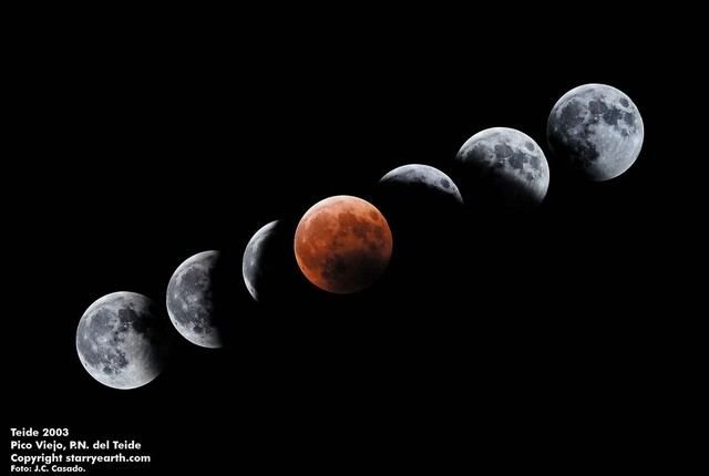 El eclipse total de Luna de esta noche podrá verse en toda España